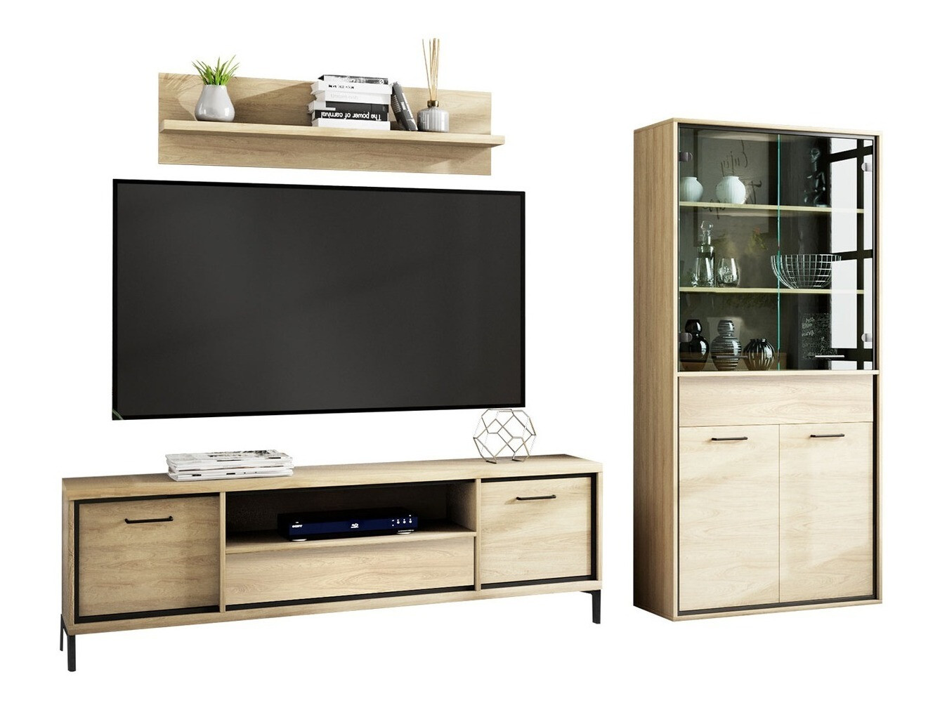 Set za dnevni boravak Etrmoni 119 (Svijetlo drvo)