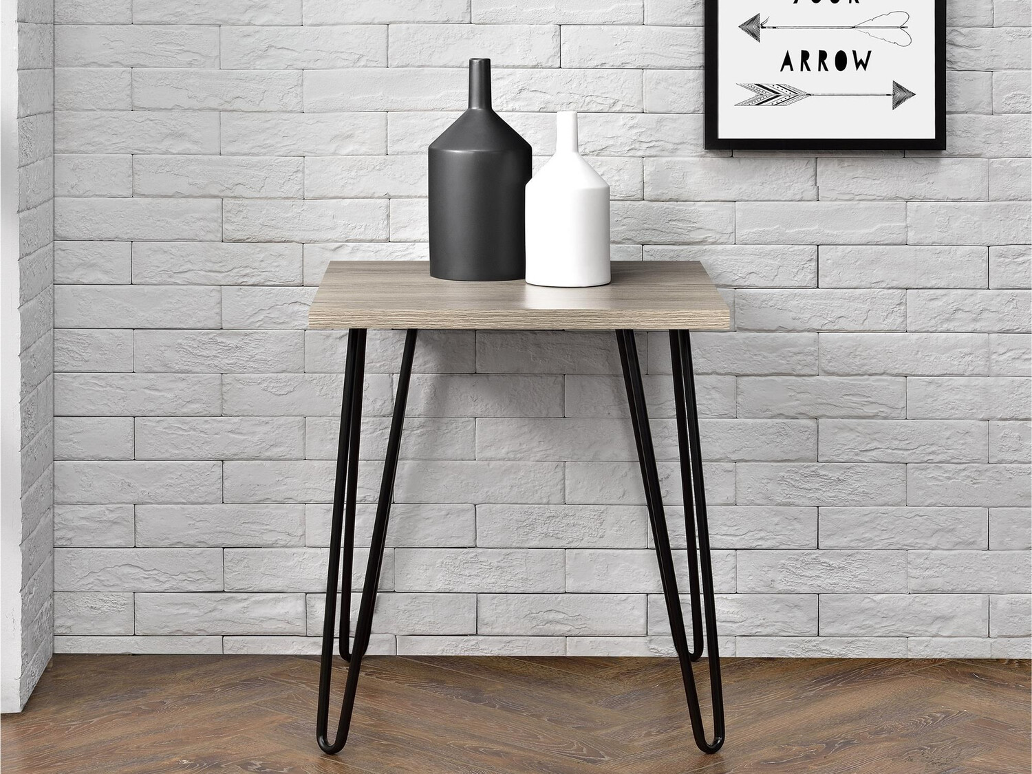 Pomoćni stol Nutive 103 (Hrast)