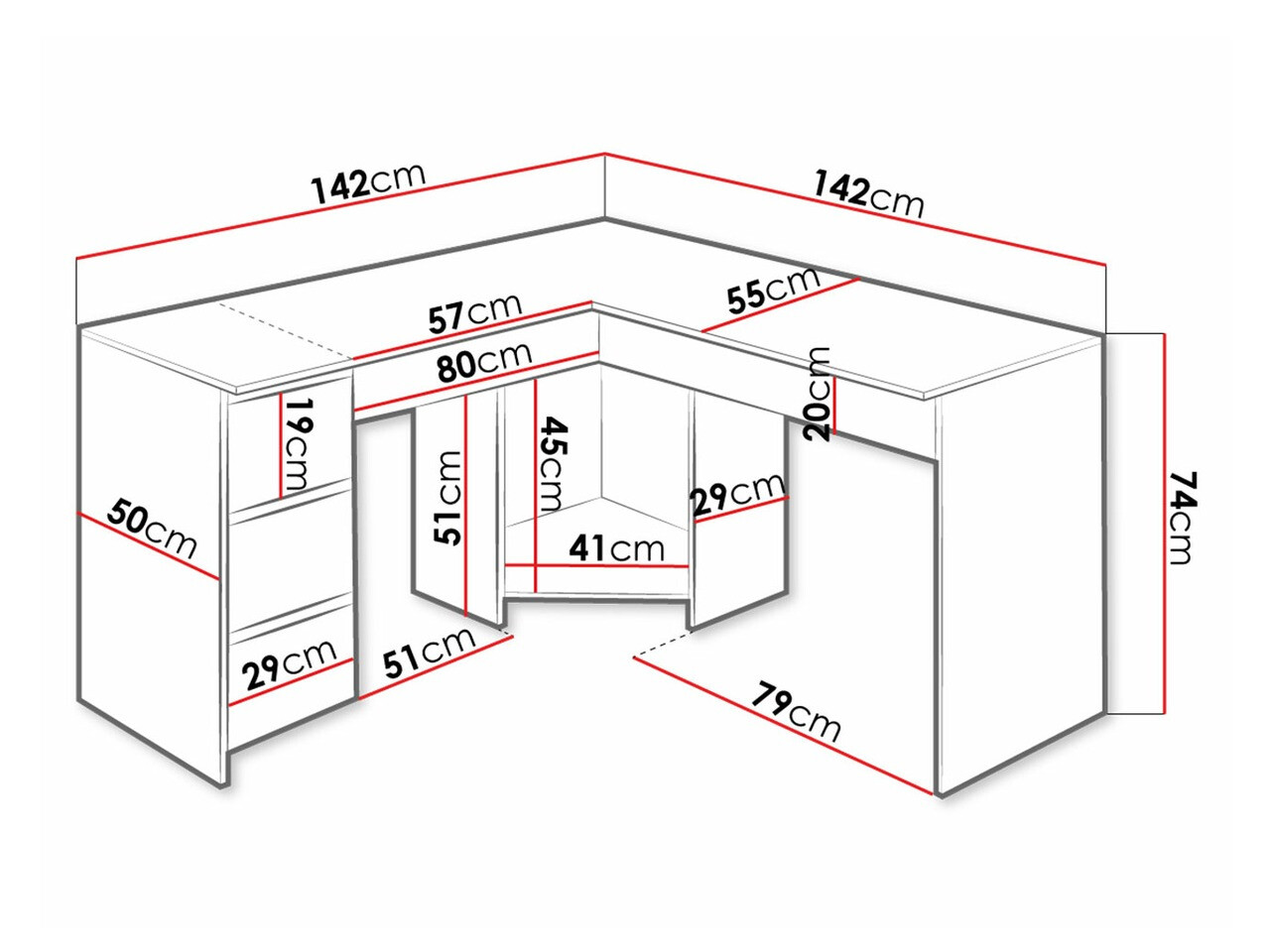 Kutni uredski stol Comfivo Insuler