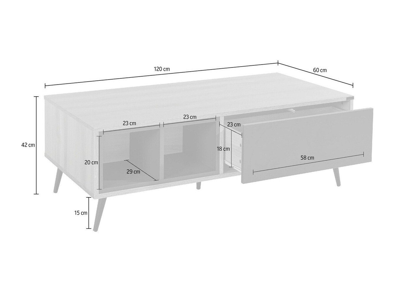 Stolić za kavu Denton 1437