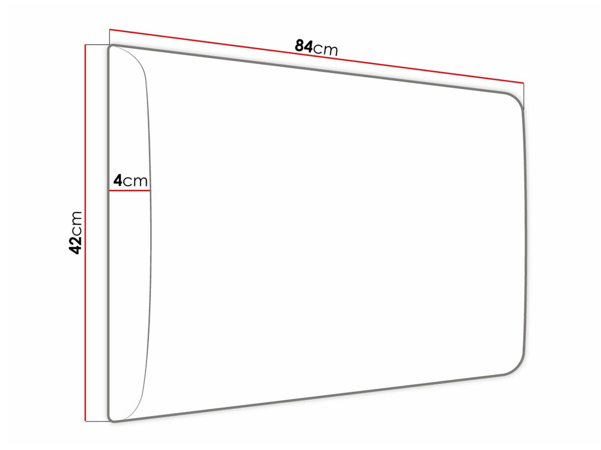 Meka zidna ploča Comfivo 412 (Soft 011) (84x42)