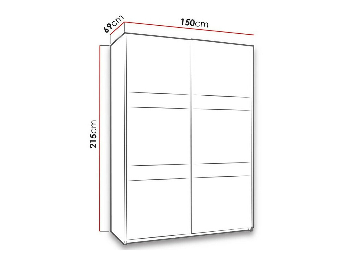 Ormar Fivelbo 109 (Hrast Monastery + Sjajno crna)