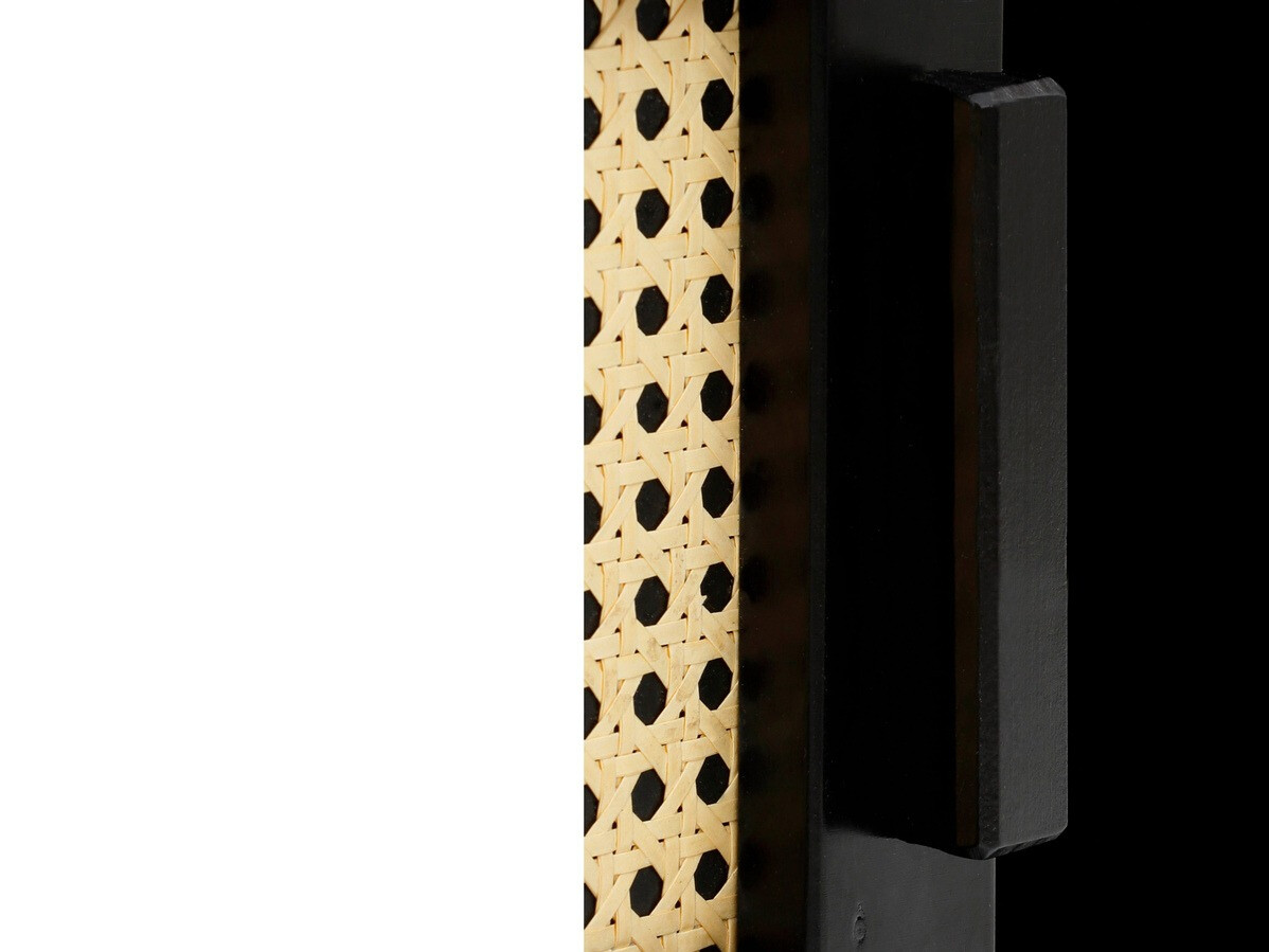 Ormarić Nucalu 107 (Crna + Svijetlo smeđa)