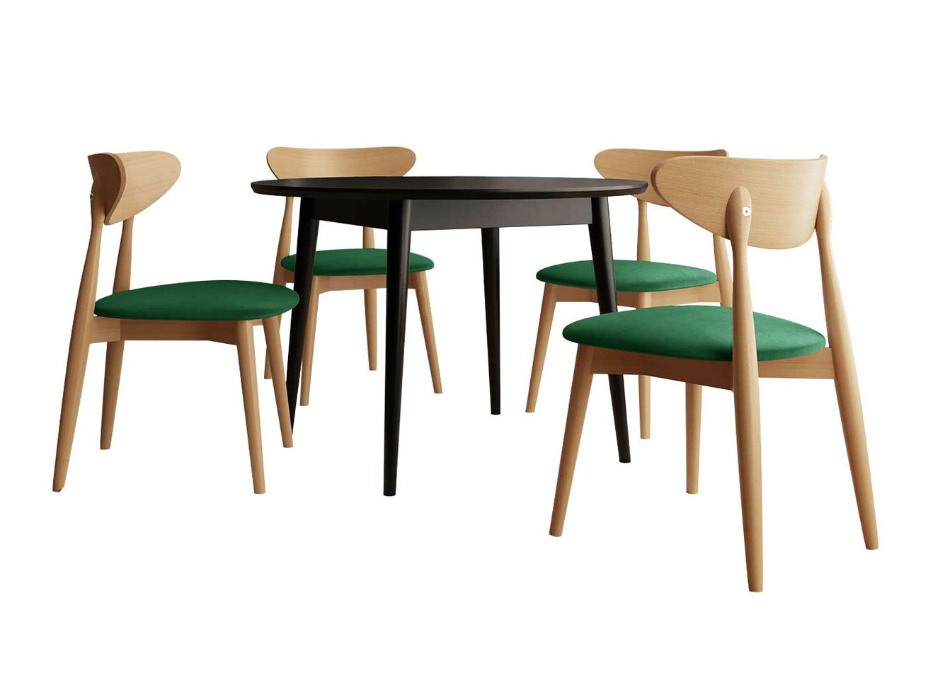 Blagovaonski set Racine 134 (Crna)