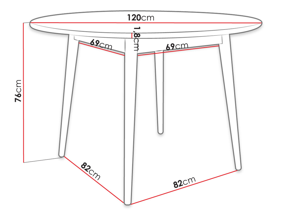 Blagovaonski set Racine 134 (Crna)