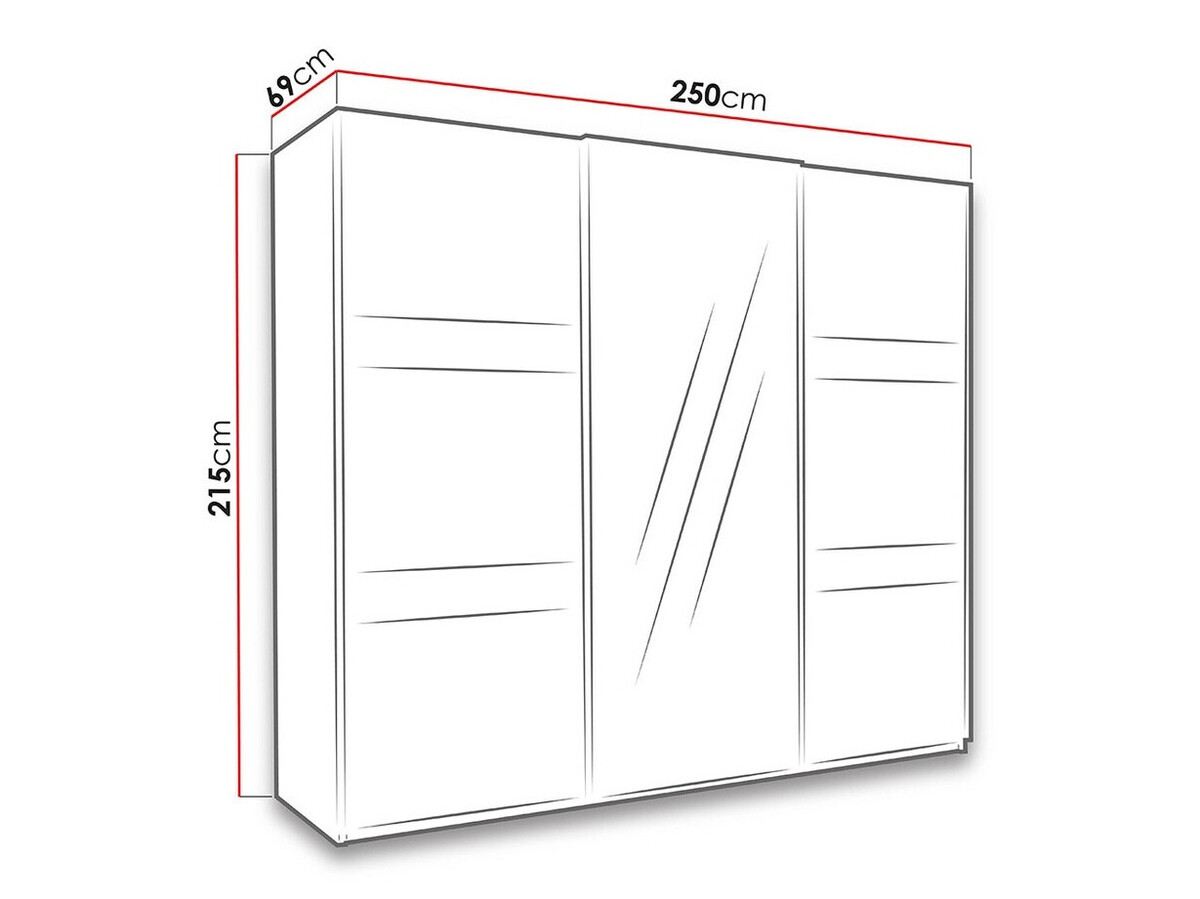 Ormar Fivelbo 110 (Hrast Monastery + Sjajno crna)