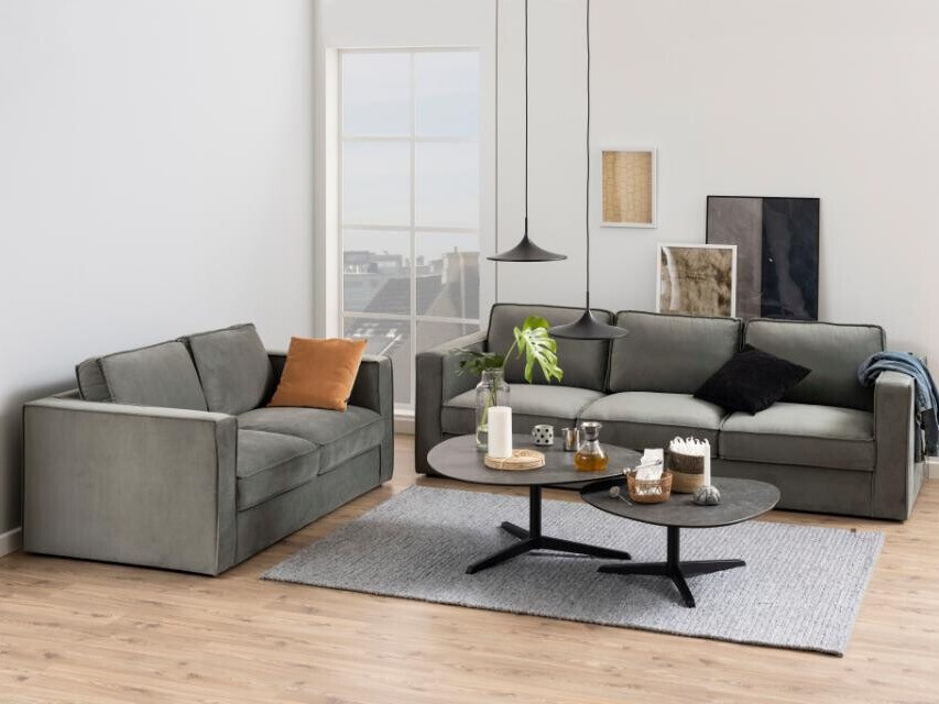 Stolić za kavu Norsica 293 (Tamno siva + Crna)