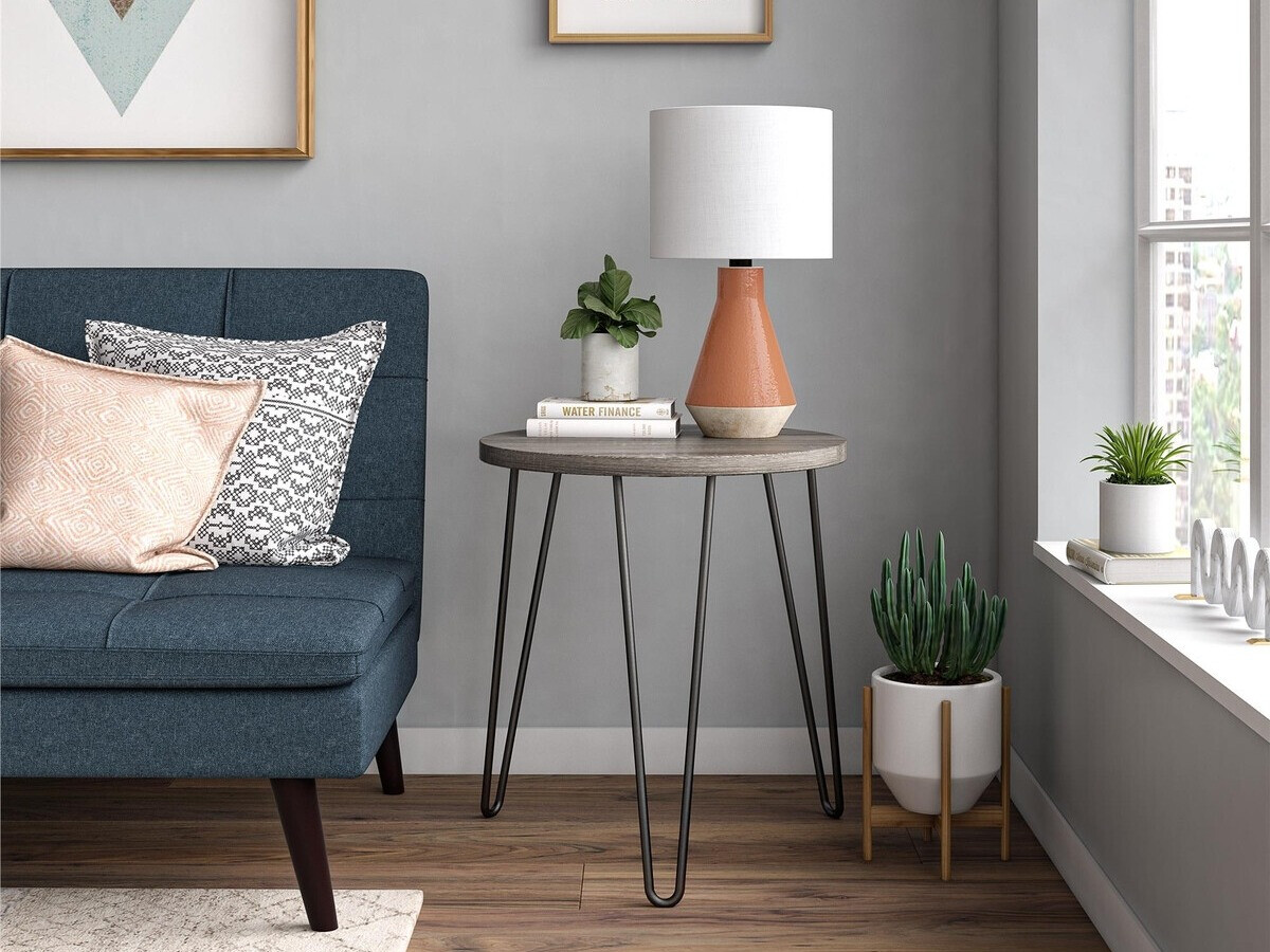 Pomoćni stolić Nutive 105 (Svijetli hrast)