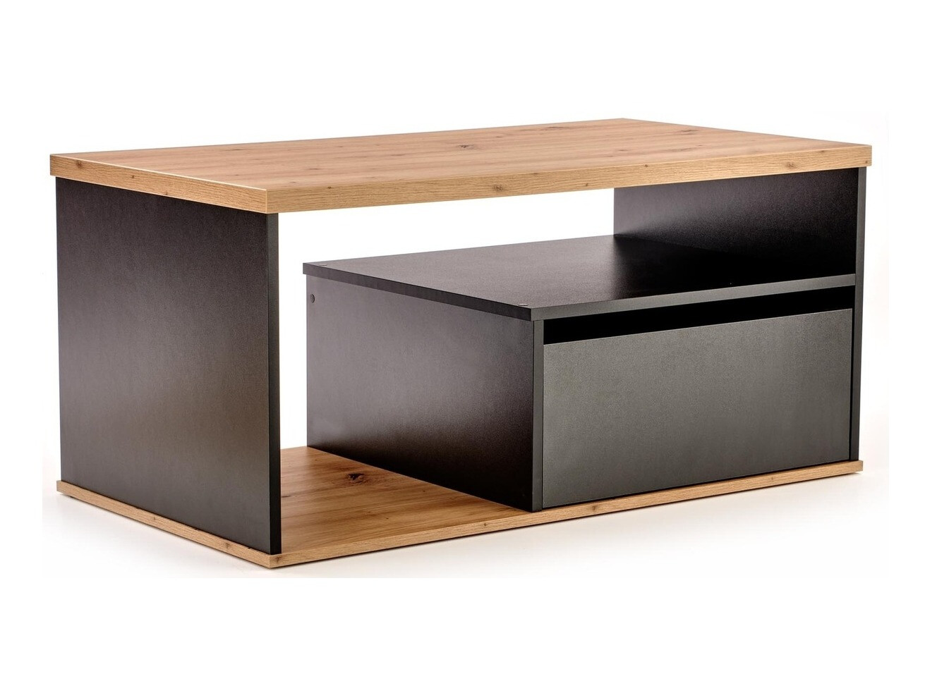 Stolić za kavu Houston 954 (Wotan hrast + Crna)