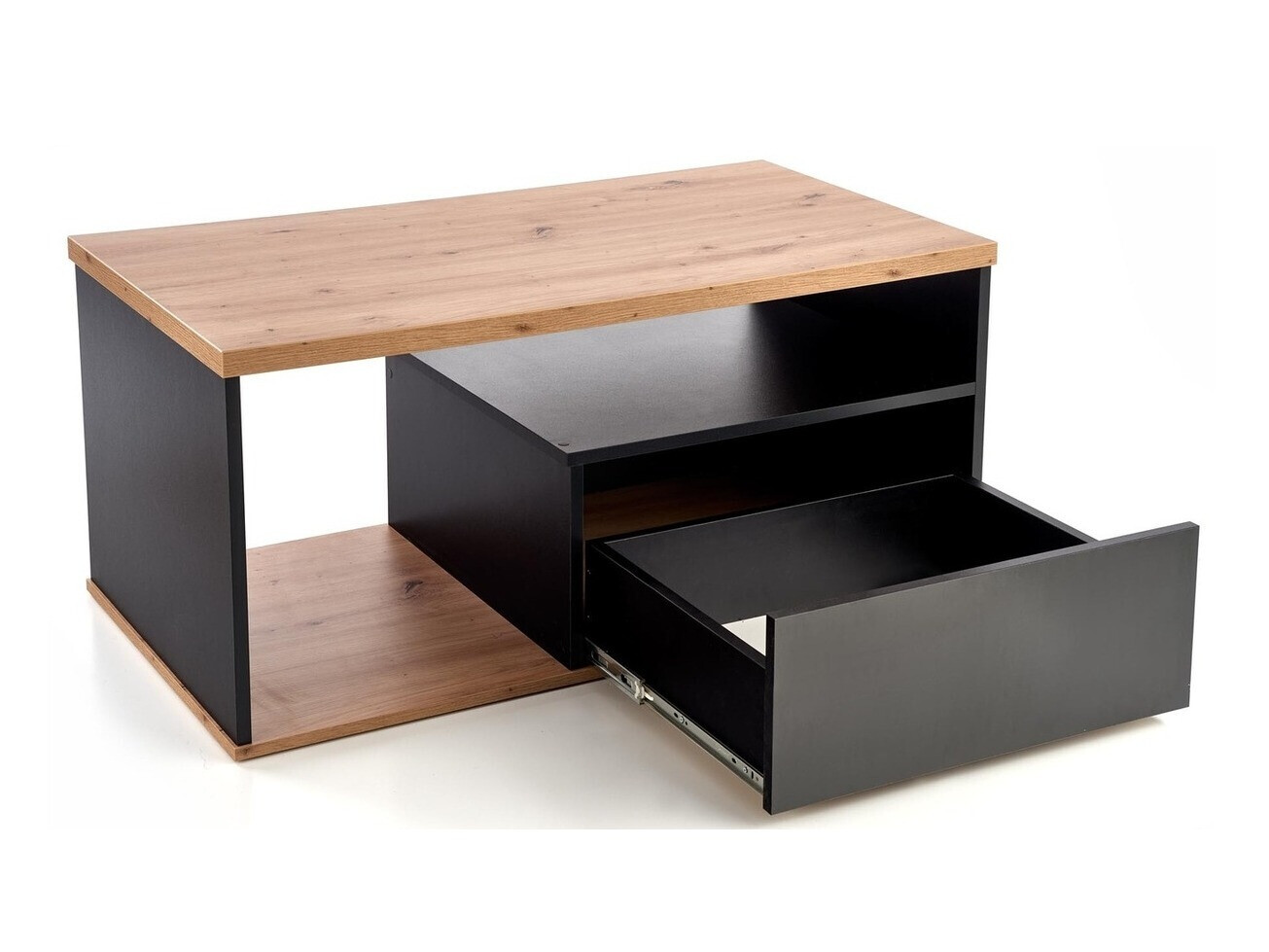 Stolić za kavu Houston 954 (Wotan hrast + Crna)