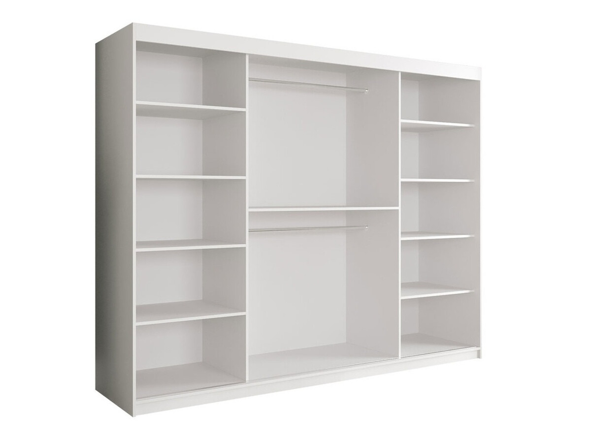 Ormar Hartford 263 (Mat bijela + Bijeli mramor)