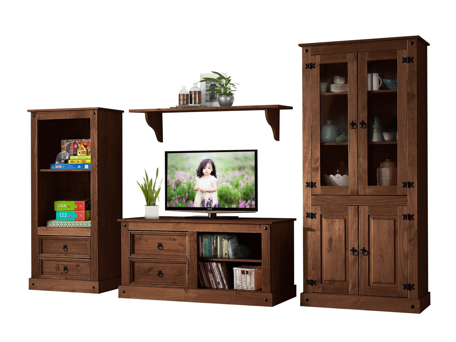 Set za dnevni boravak Sonlive 111 (Smeđa)