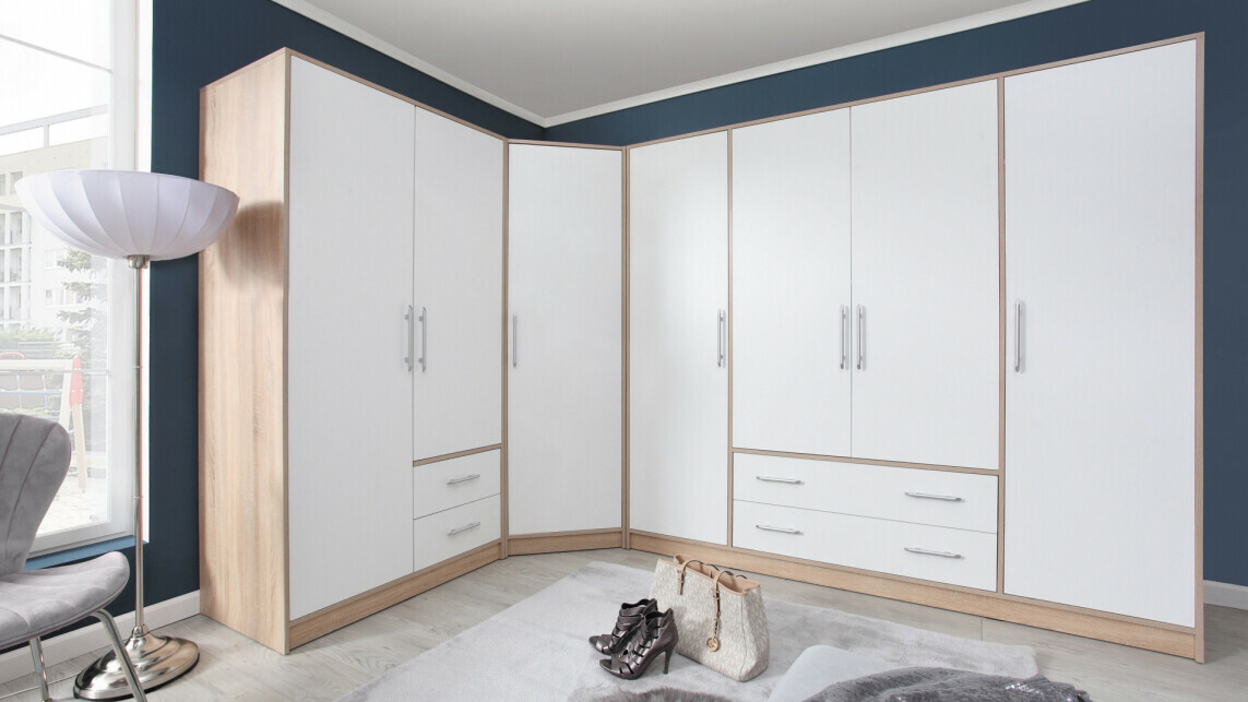 Ormar Cavmero 100 (Sonoma hrast + Bijela)