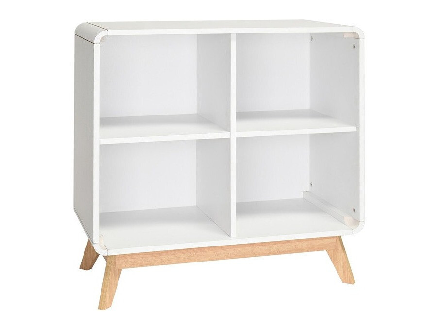 Polica Elbtena 104 (Bijela + Hrast)