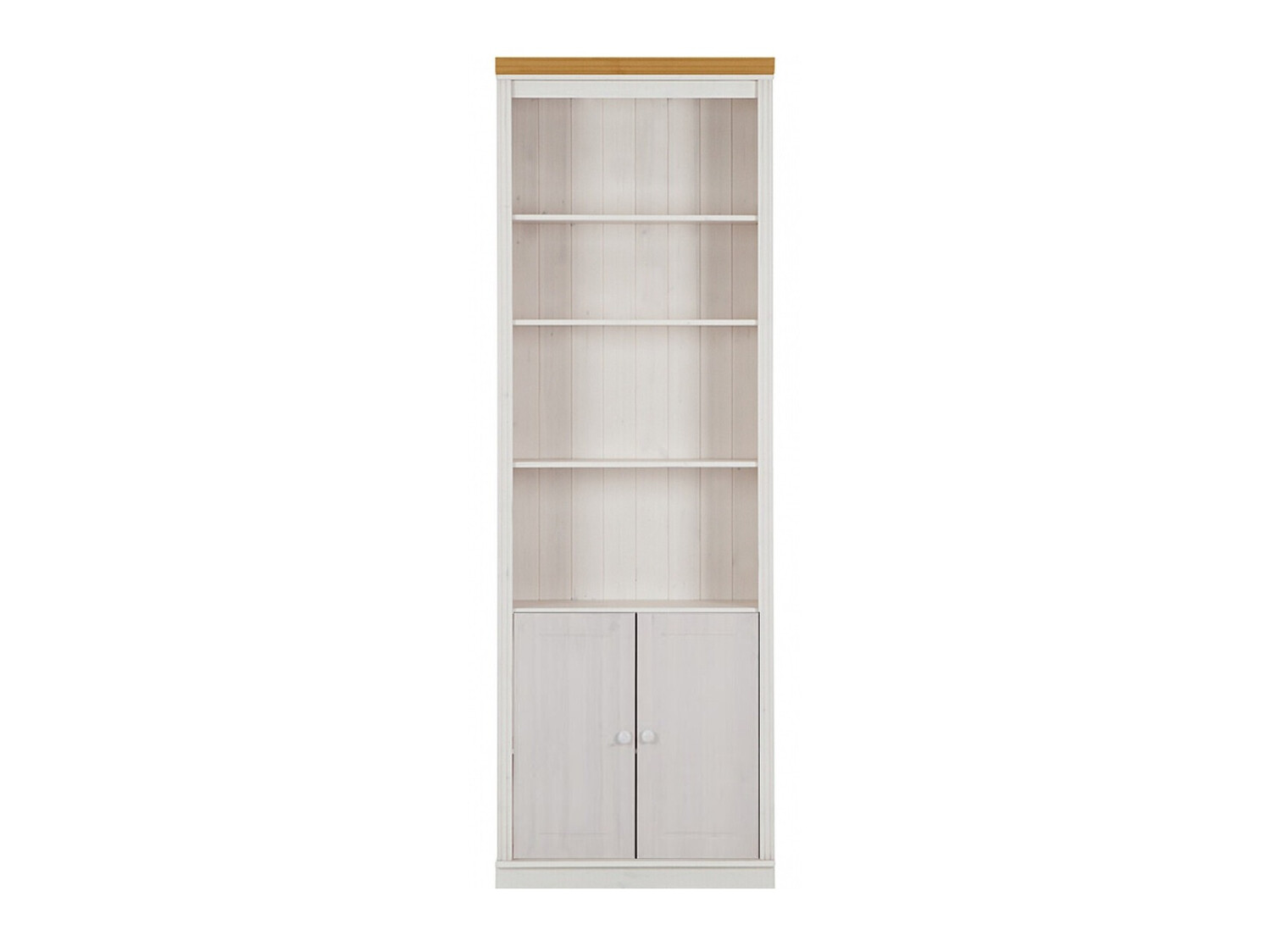 Polica Saltoro 103 (Bijela + Medeni hrast)