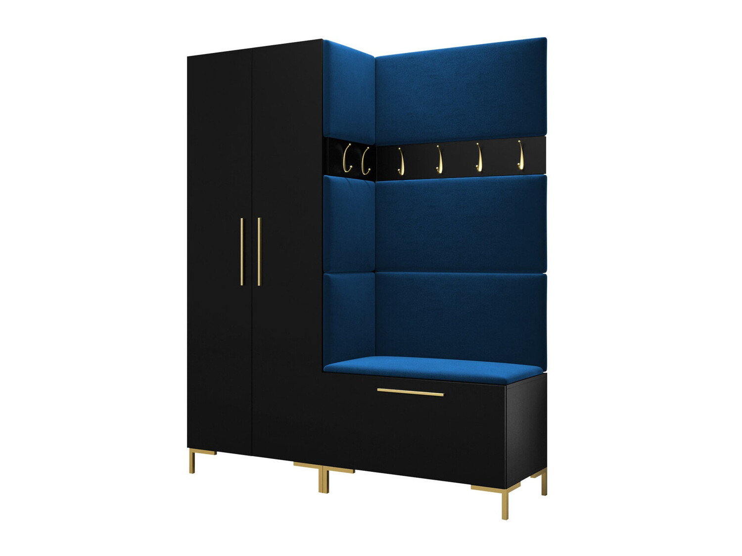 Set za hodnik Nomal I (Crna)