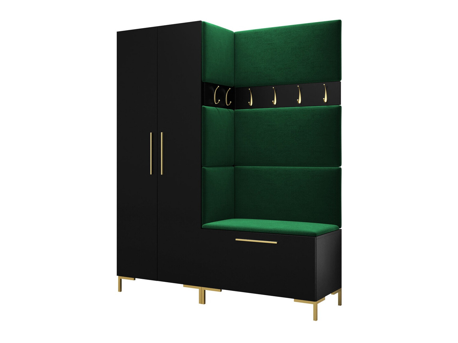 Set za hodnik Nomal I (Crna)