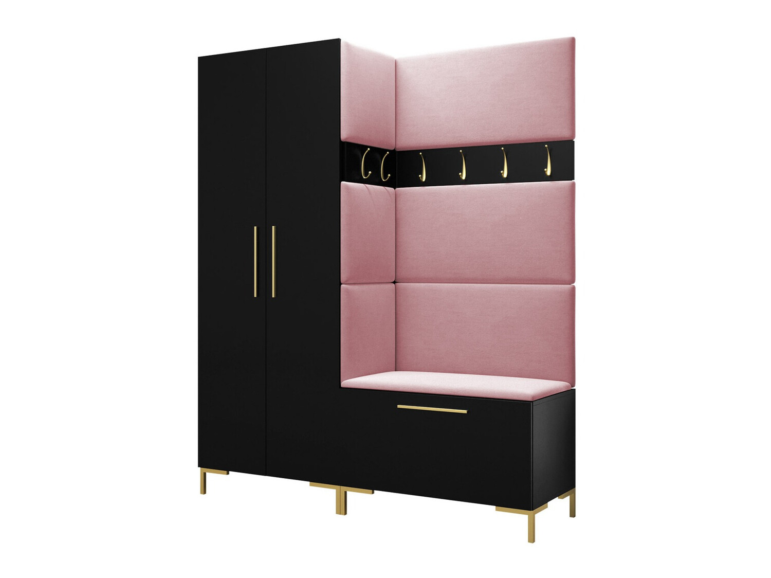 Set za hodnik Nomal I (Crna)