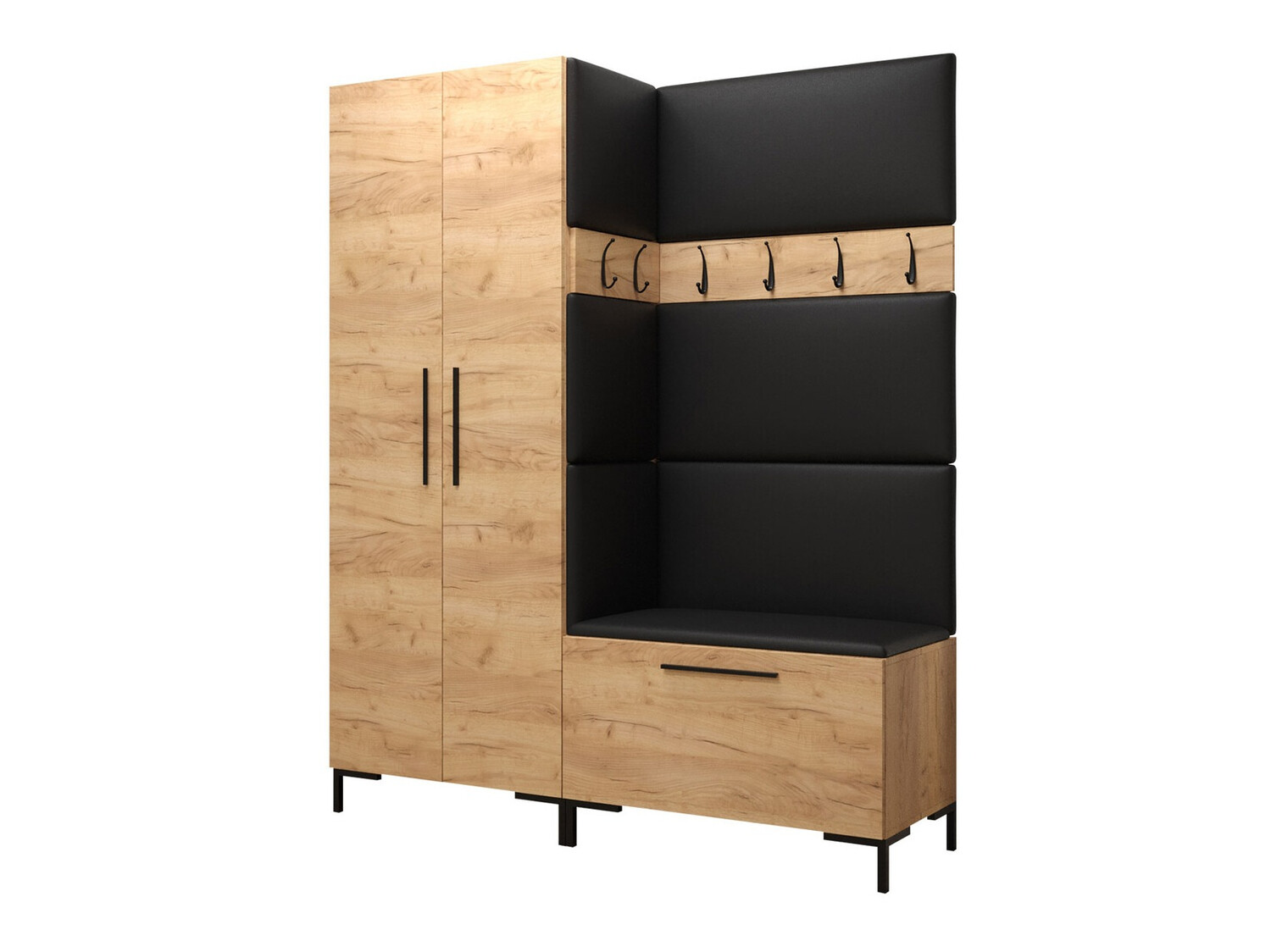 Set za hodnik Nomal I (Craft hrast)