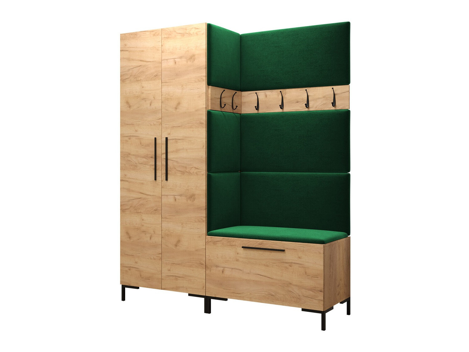 Set za hodnik Nomal I (Craft hrast)