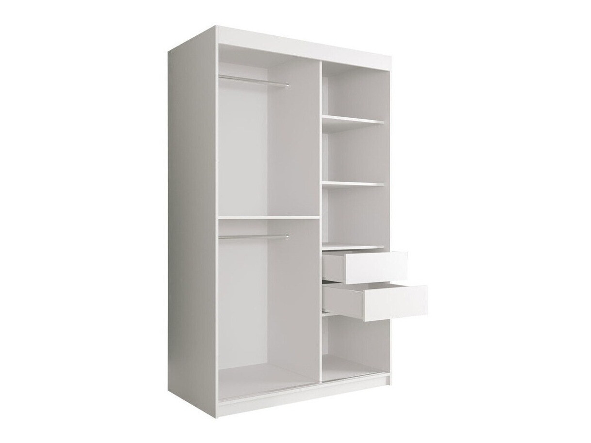 Ormar Hartford 253 (Mat crna + Crni mramor)