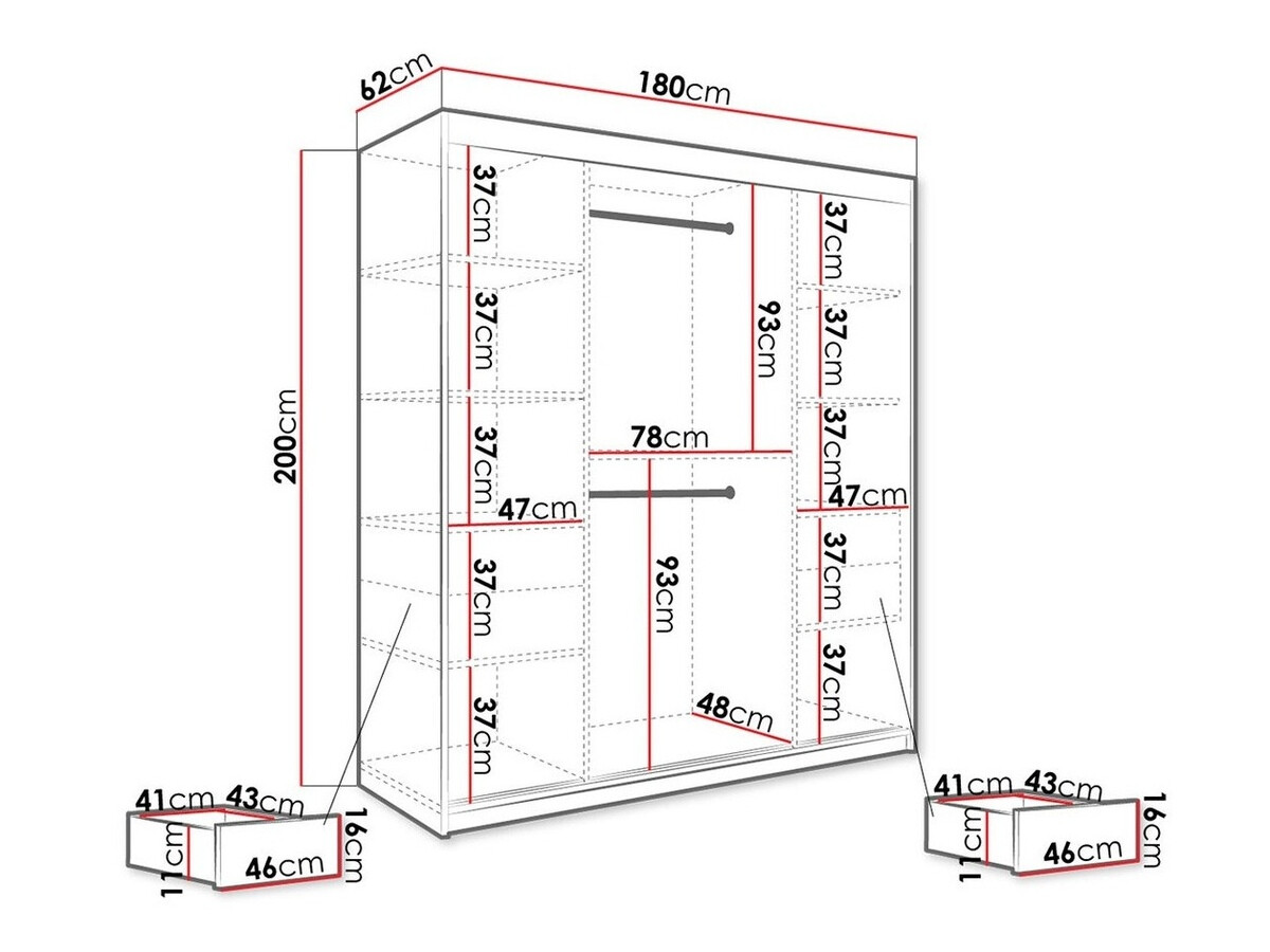Ormar Hartford 255 (Mat bijela + Bijeli mramor)