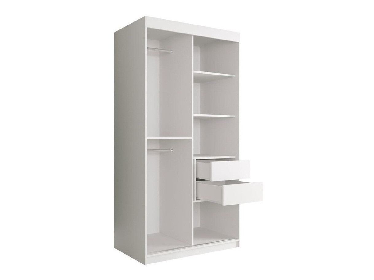 Ormar Hartford 258 (Mat crna + Crni mramor)