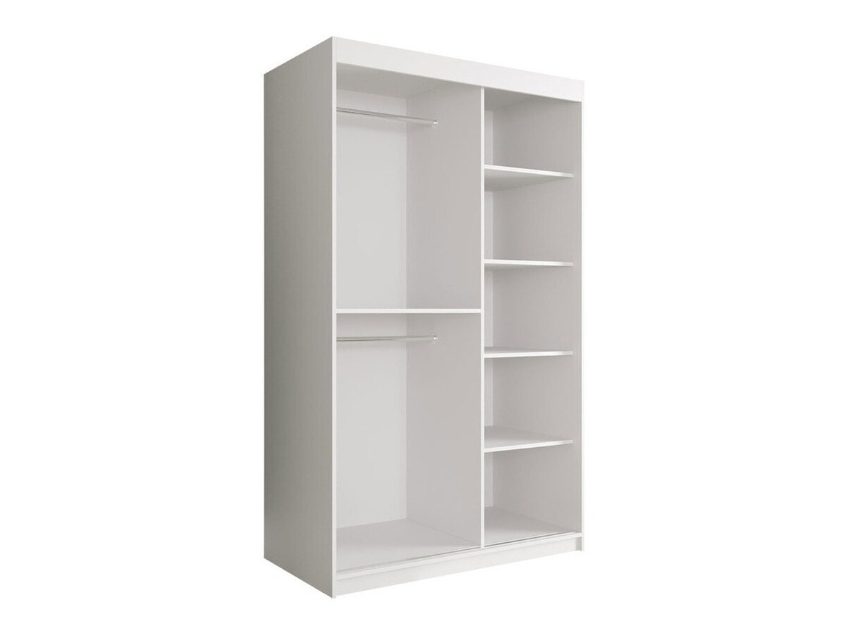 Ormar Hartford 259 (Mat crna + Bijeli mramor)