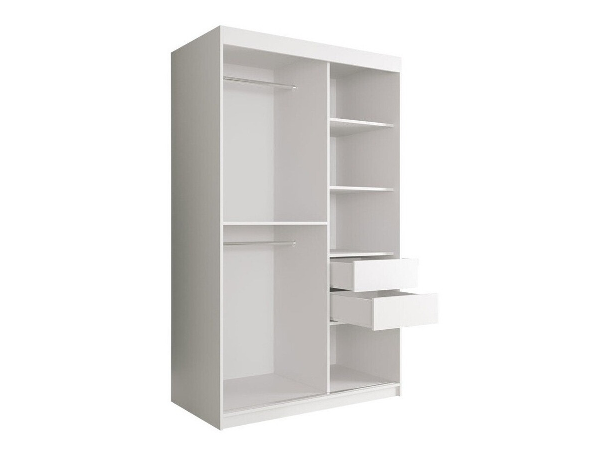 Ormar Hartford 259 (Mat crna + Crni mramor)