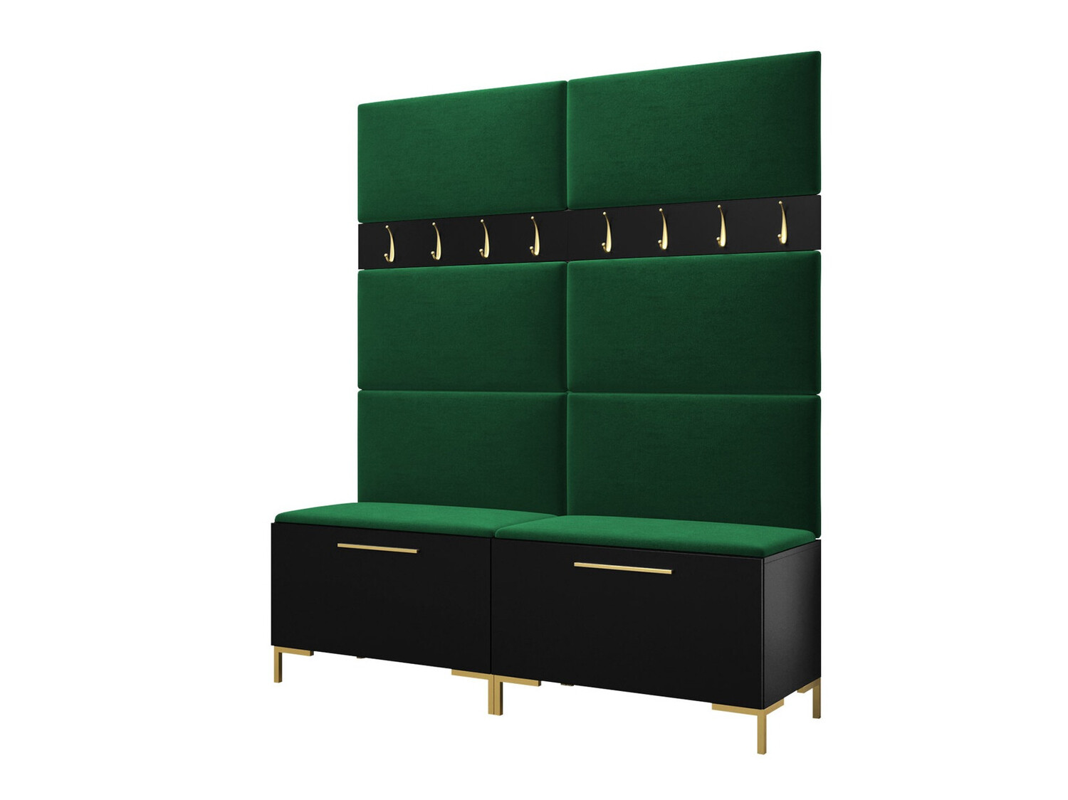 Set za hodnik Nomal II (Crna)