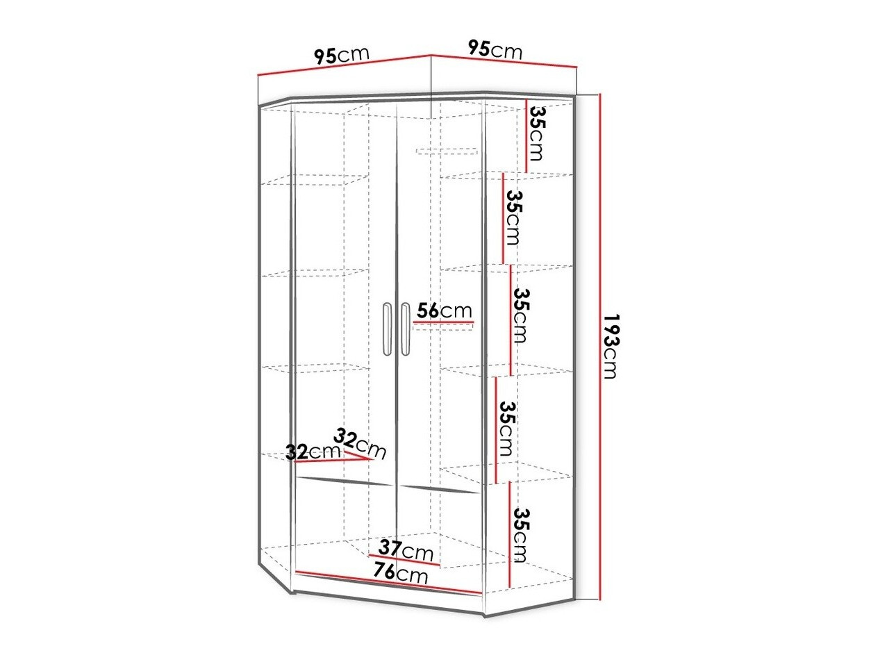 Kutni ormar Veravie 133