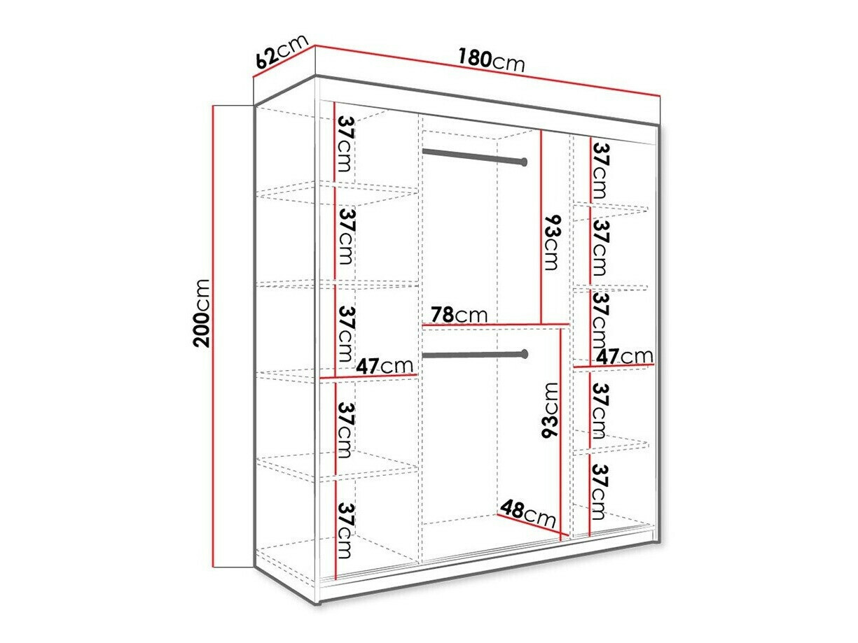 Ormar Hartford 243 (Mat bijela + Bijeli mramor)