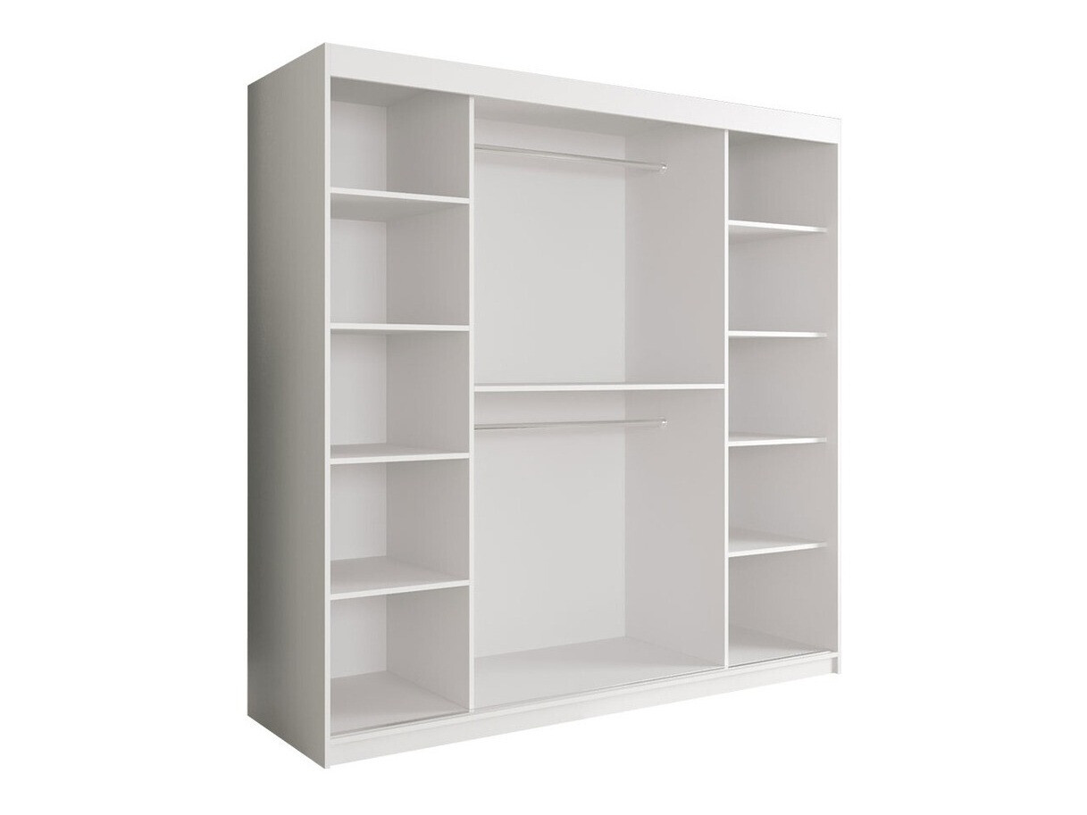 Ormar Hartford 244 (Mat crna + Crni mramor)