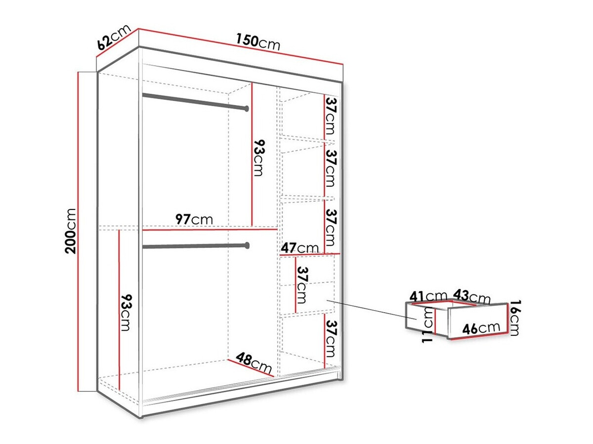 Ormar Hartford 242 (Mat bijela + Bijeli mramor)