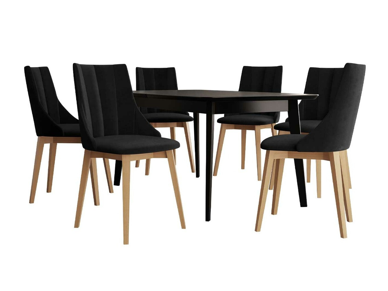 Blagovaonski set Racine 139 (Smeđa + Magic Velvet 2219)