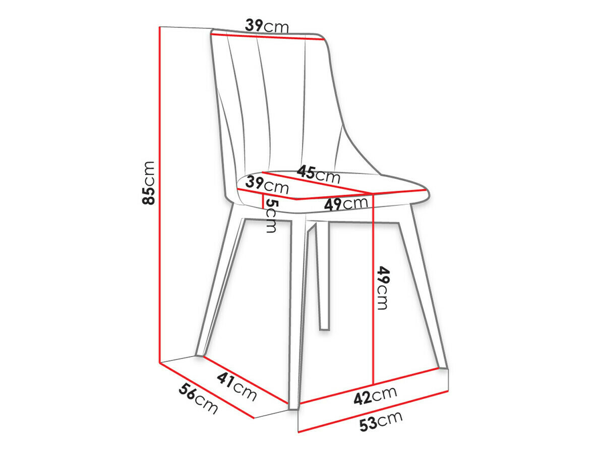 Blagovaonski set Racine 139 (Smeđa + Magic Velvet 2219)