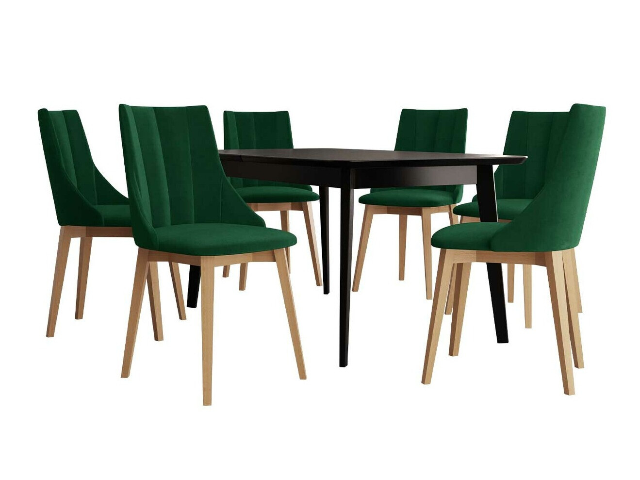 Blagovaonski set Racine 139 (Smeđa + Magic Velvet 2225)