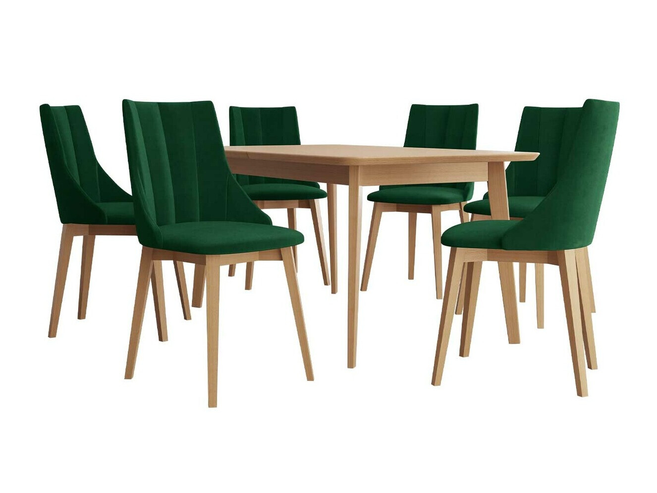 Blagovaonski set Racine 139 (Smeđa + Magic Velvet 2225)