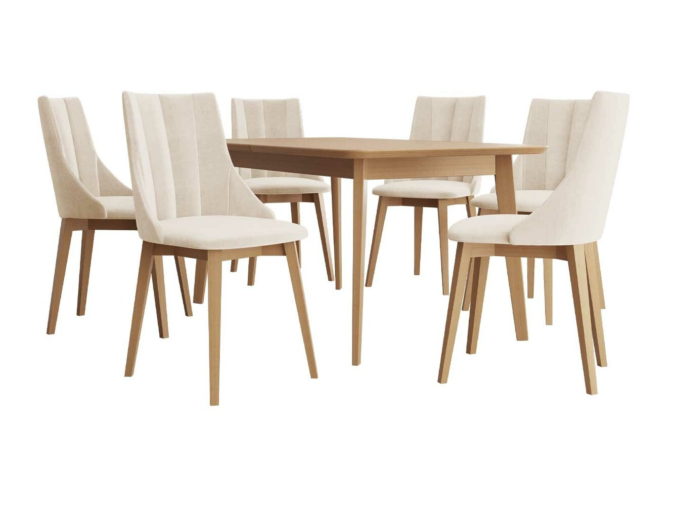 Blagovaonski set Racine 139 (Smeđa + Magic Velvet 2250)