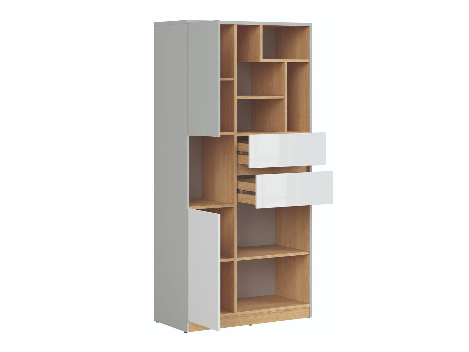 Polica Nuevaru 107 (Sjajno bijela)