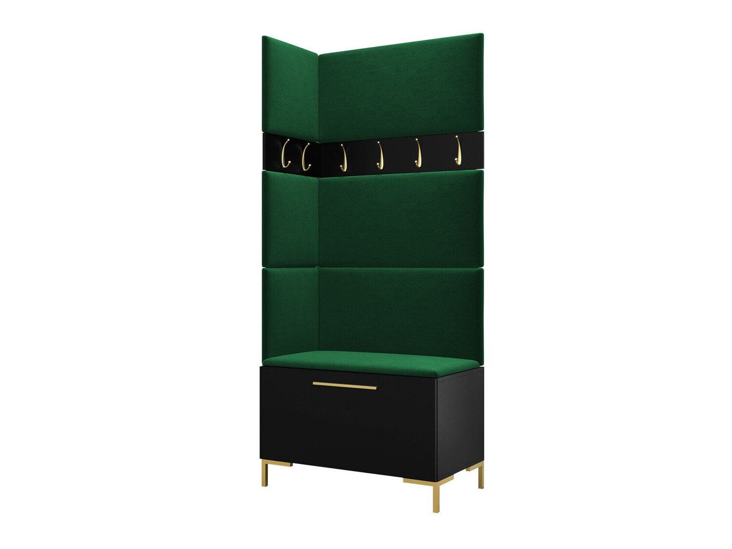 Set za hodnik Nomal IV (Crna)