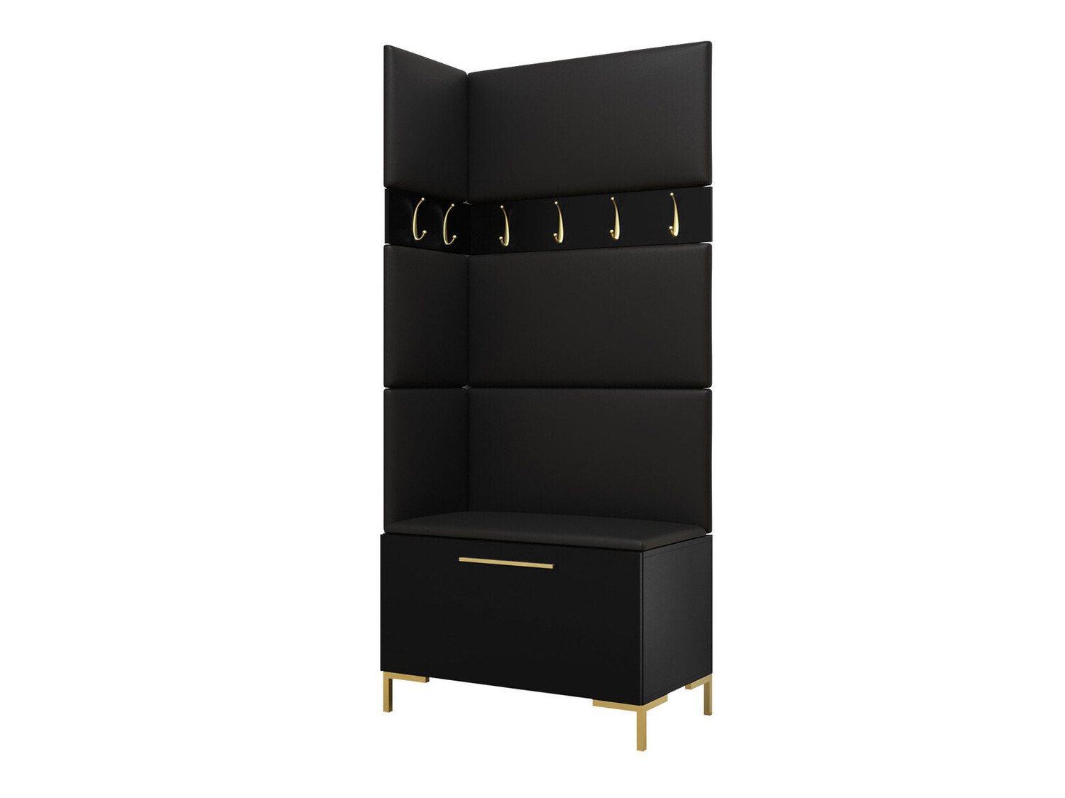 Set za hodnik Tivsoa 103 (Crna)