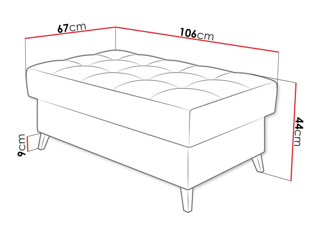 Tapecirana klupa Comfivo Agnus I (Fresh 11)