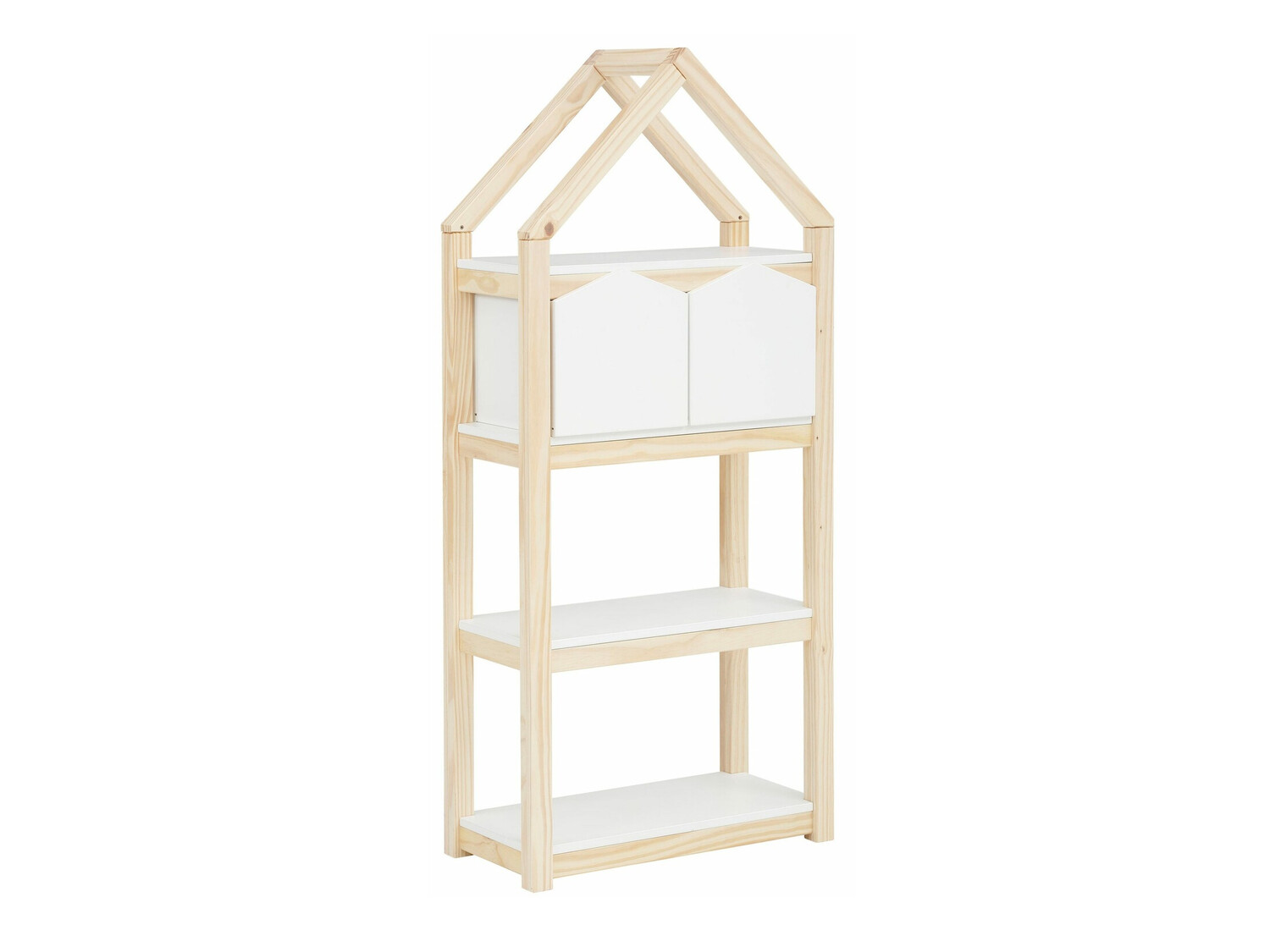 Polica Fenmele 106 (Bijela + Svijetlo drvo)