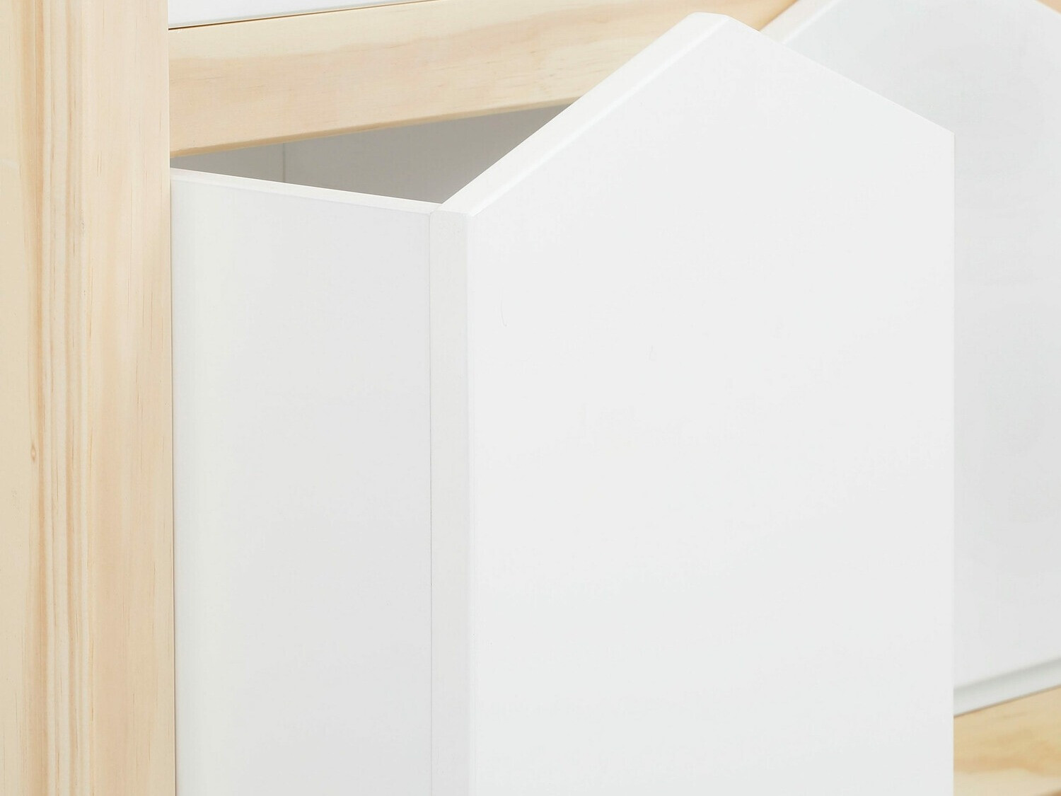 Polica Fenmele 106 (Bijela + Svijetlo drvo)