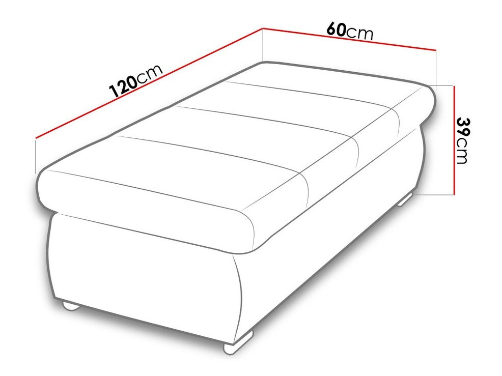Tapecirana klupa Comfivo 143 (Soft 029 + Majorka 03)