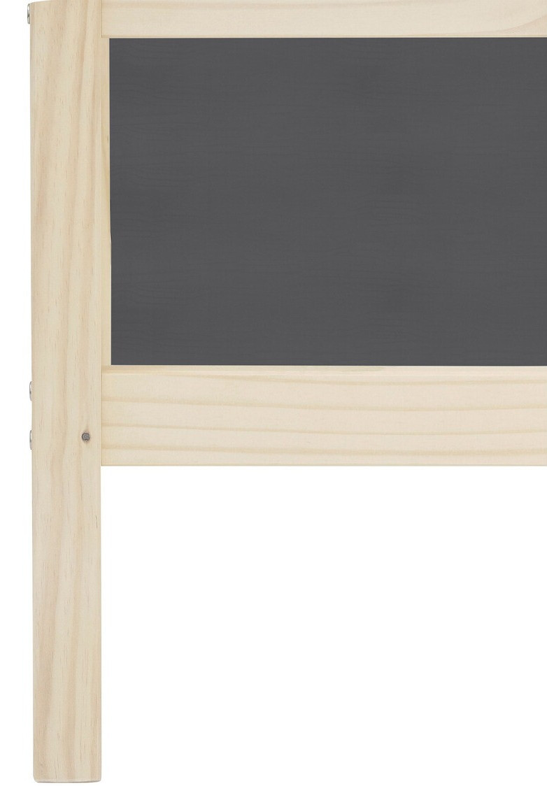 Visoki krevet Fenmele 103 (Siva + Svijetlo drvo)