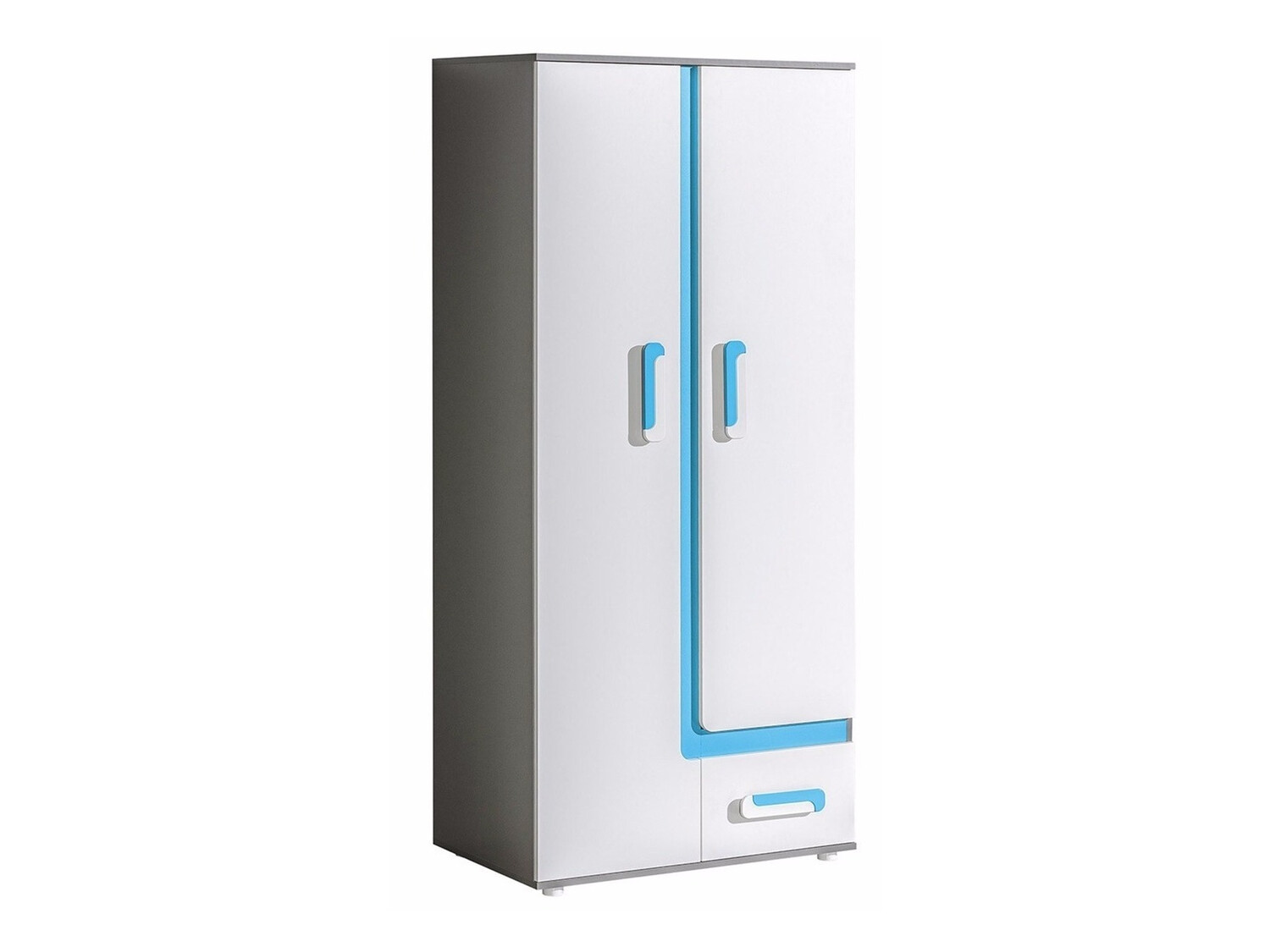 Ormar Levtala 101 (Antracit + Bijela + Tirkiz)