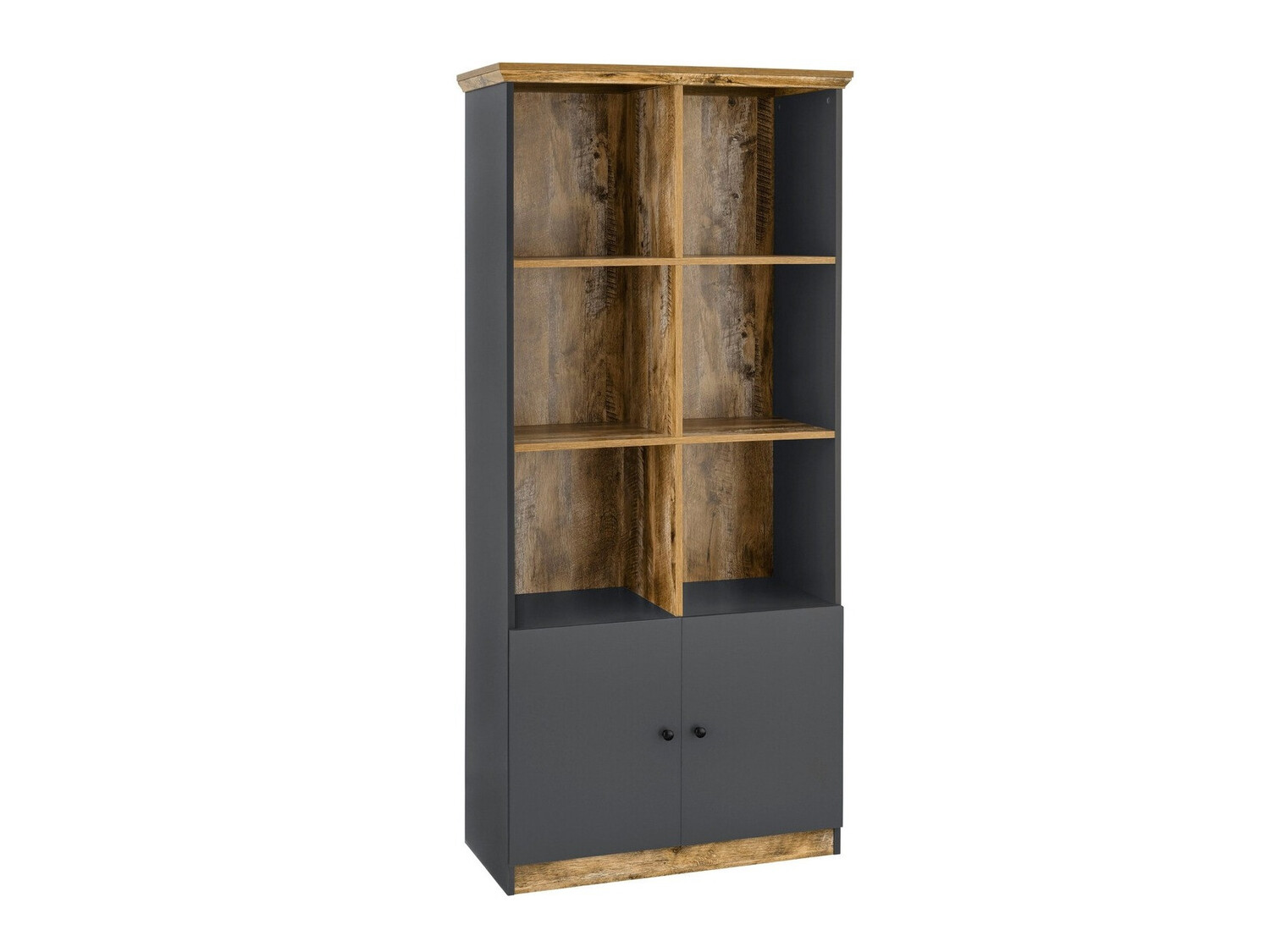 Polica Felmave 101 (Siva + Hrast)