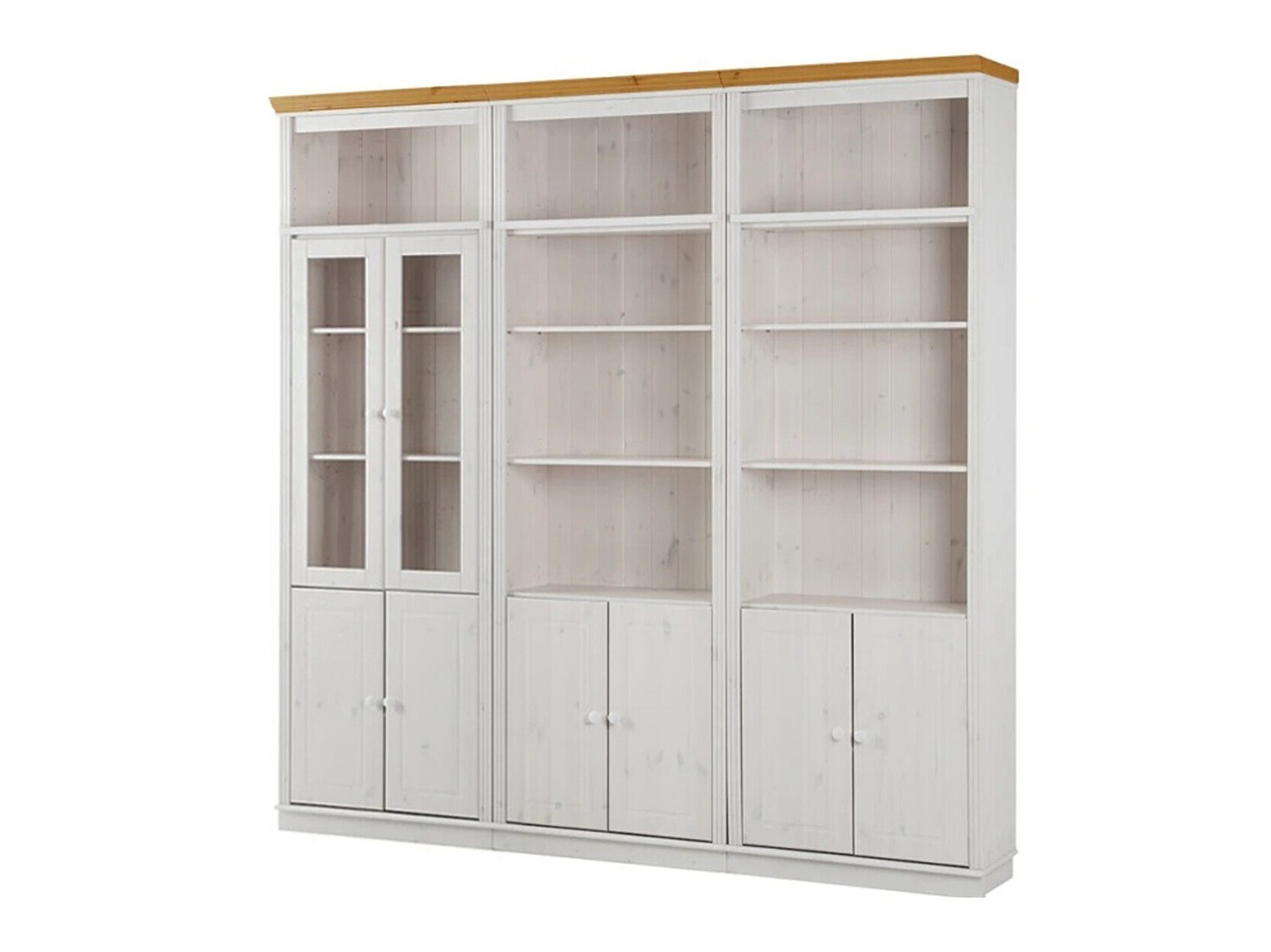 Set polica Saltoro 111 (Bijela + Hrast u boji meda)